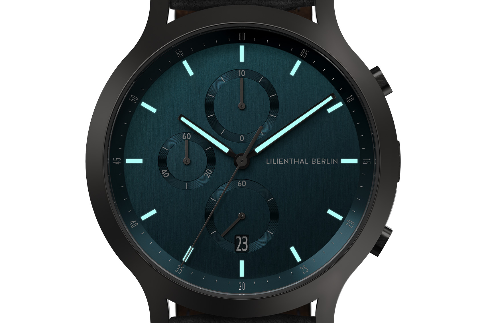 Chronograph Myth - Leder Schwarz