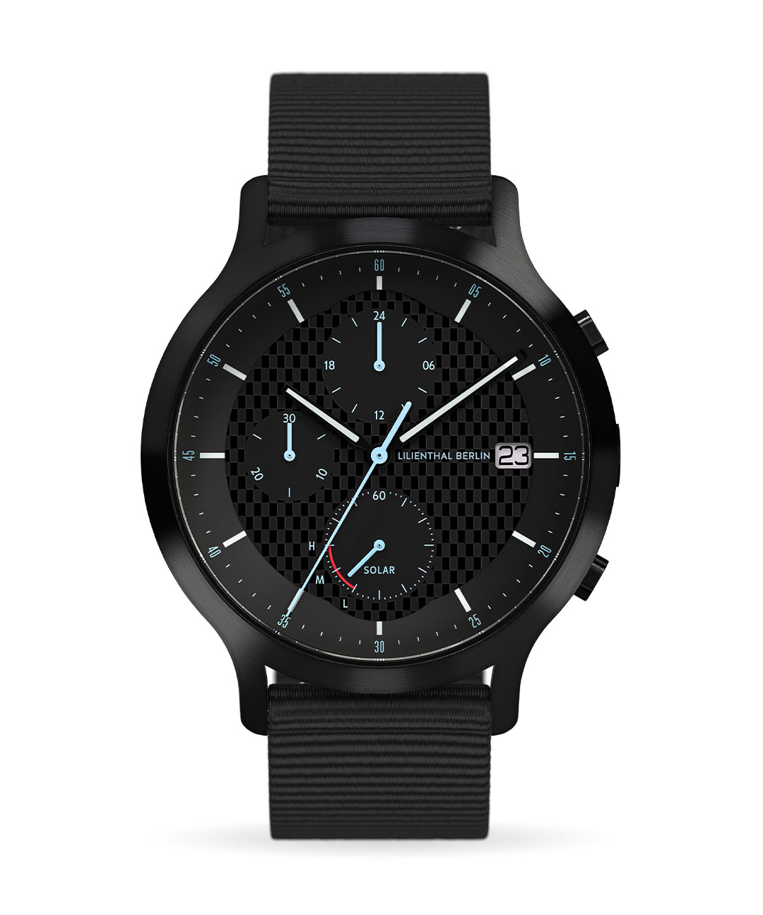 Chronograph Solar I - Recycled PET Schwarz