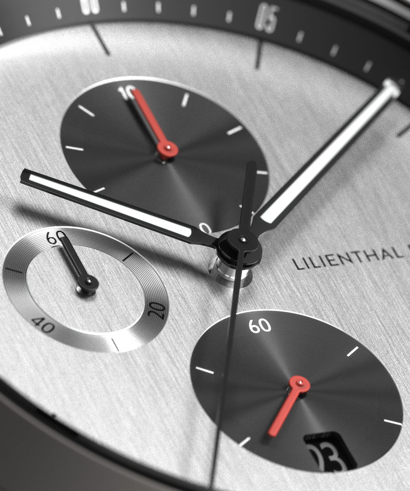 Chronograph Circuit - Edelstahl Anthrazit