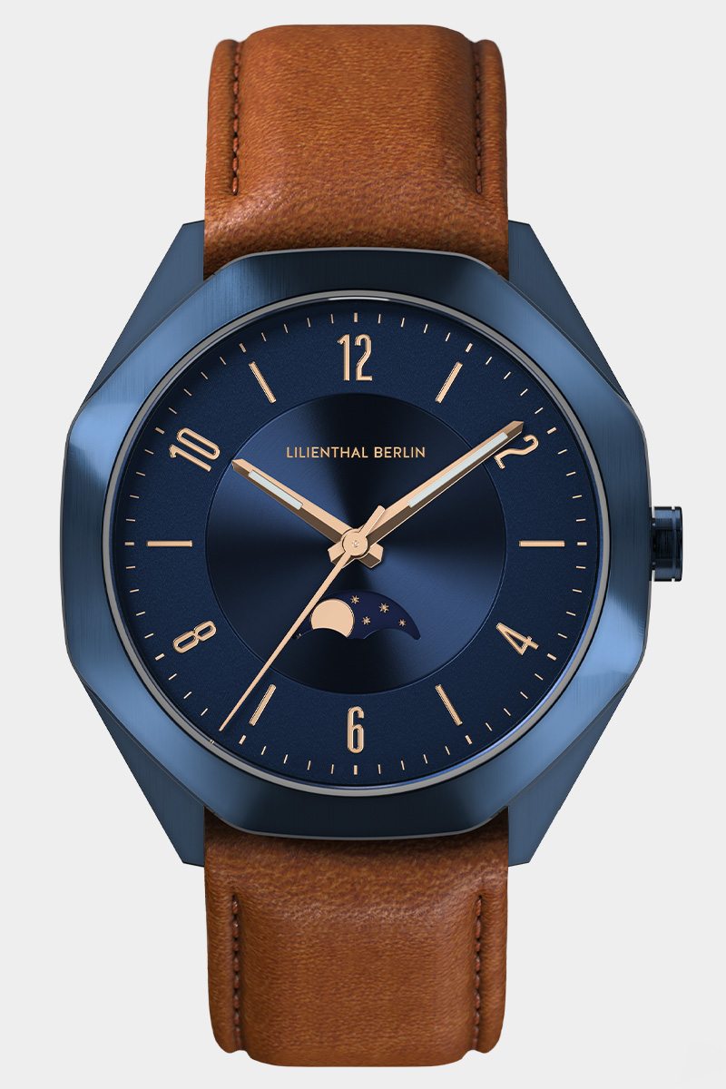 Uhrenmarke Berlin Lilienthal Uhren Lilienthal Chronograph All Blue