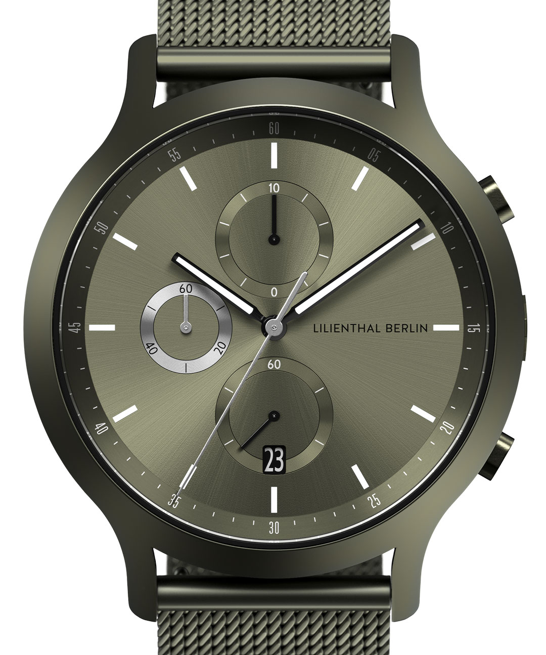 Chronograph Terra - Mesh Olivgrün
