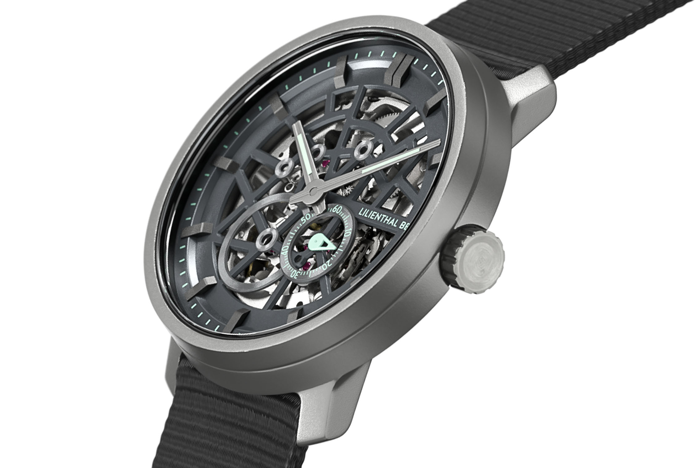 Neolux Skeleton Dark Grey - Recycled PET czarny