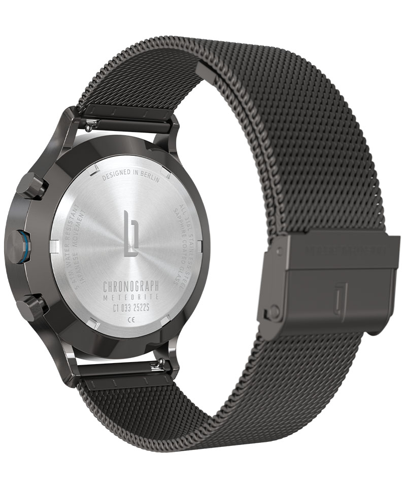 Chronograph Midnight Gold - Mesh Anthrazit