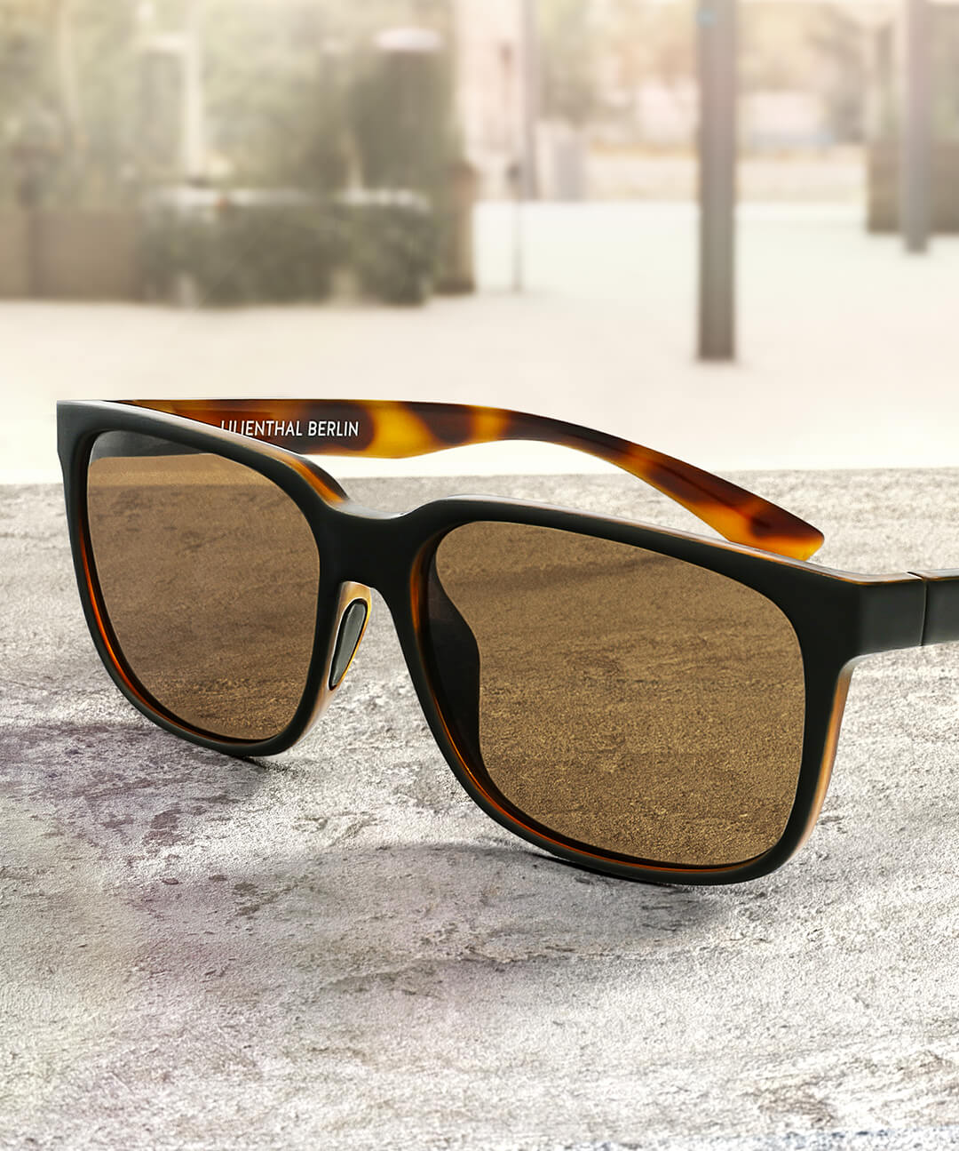 Sonnenbrille Skalitzer Black Tortoise Matte Brown | Lilienthal Berlin -  Award-winning Designs