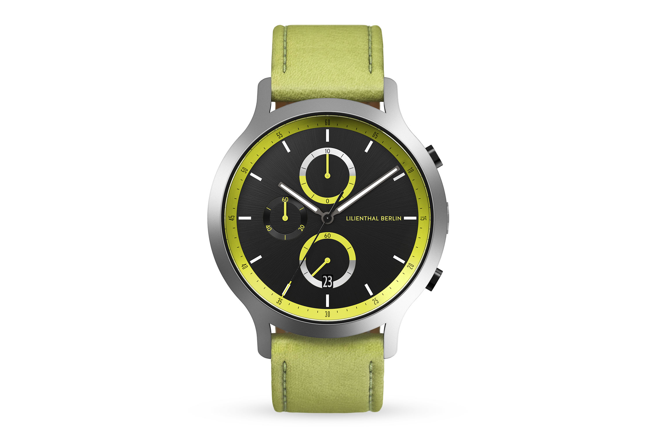 Chronograph Remix II - Leder Hellgrün