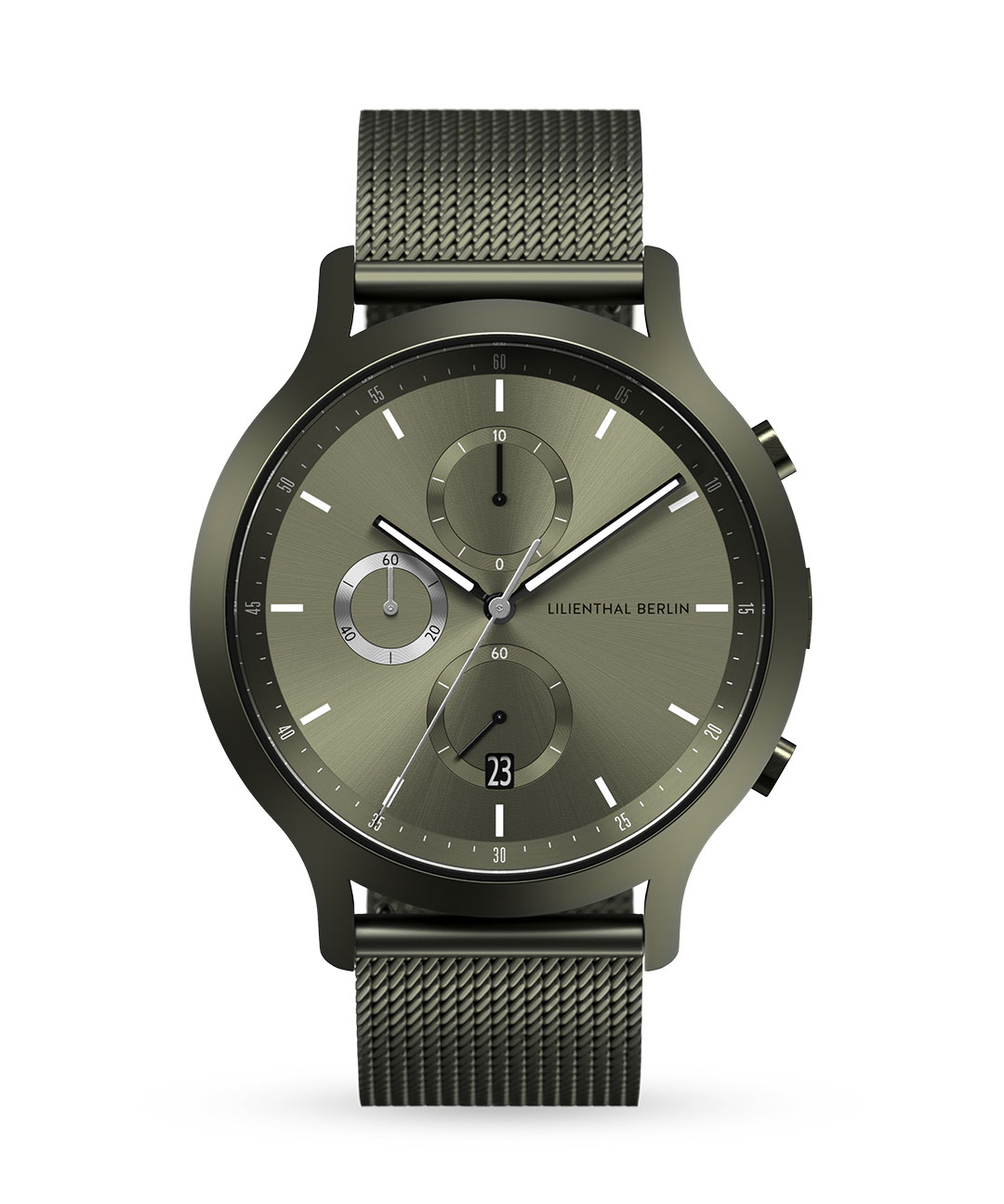 Chronograph Terra - Mesh Olivgrün