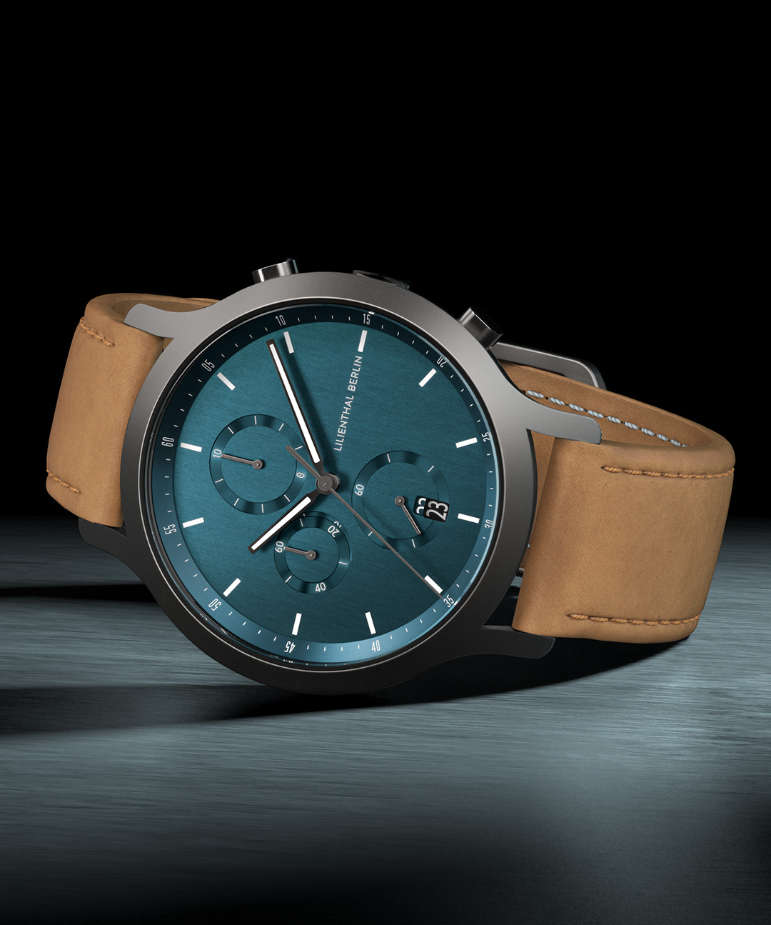 Chronograph Myth - Leder Hellbraun