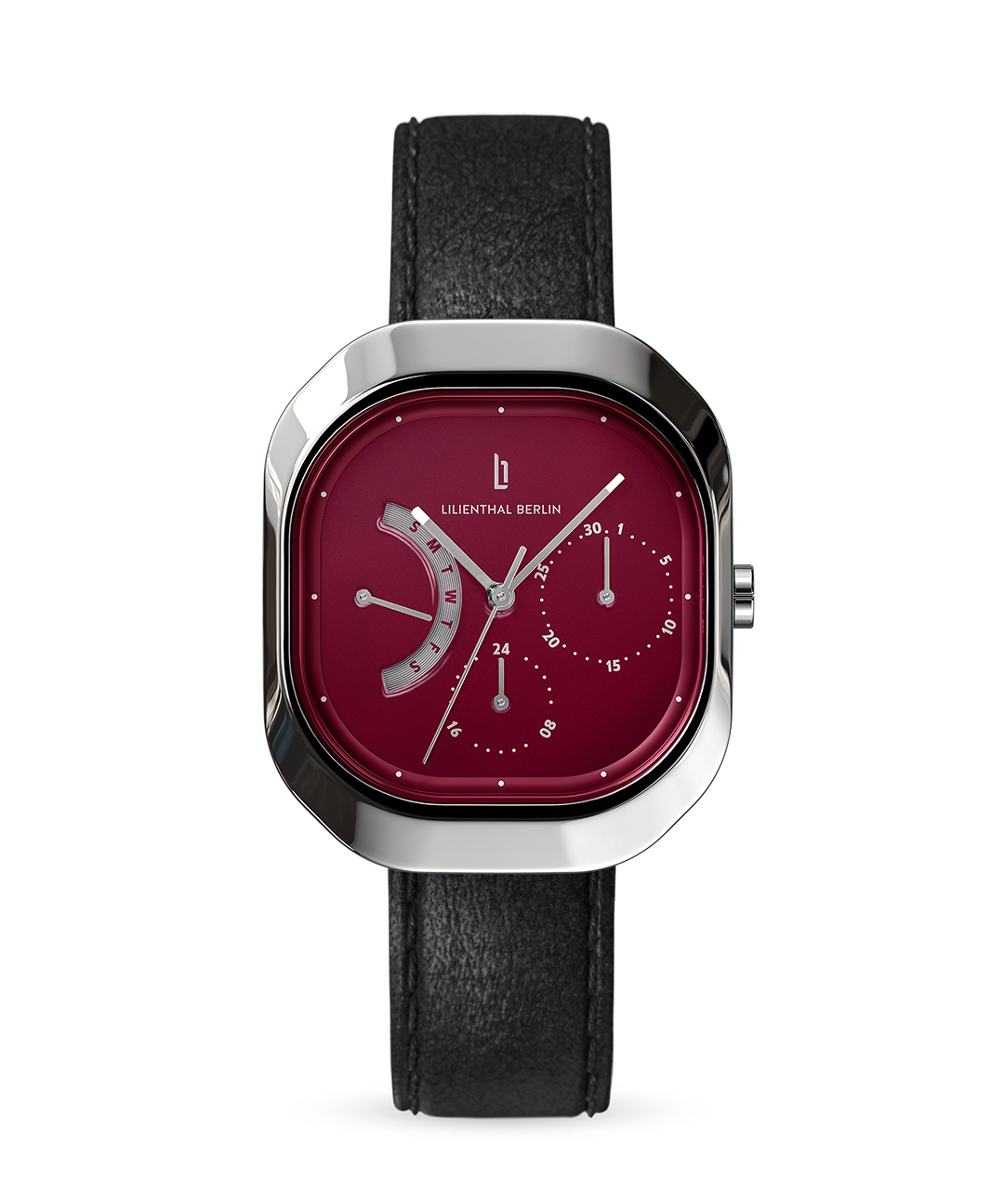 Multimatica Silver Bordeaux - Leder Schwarz