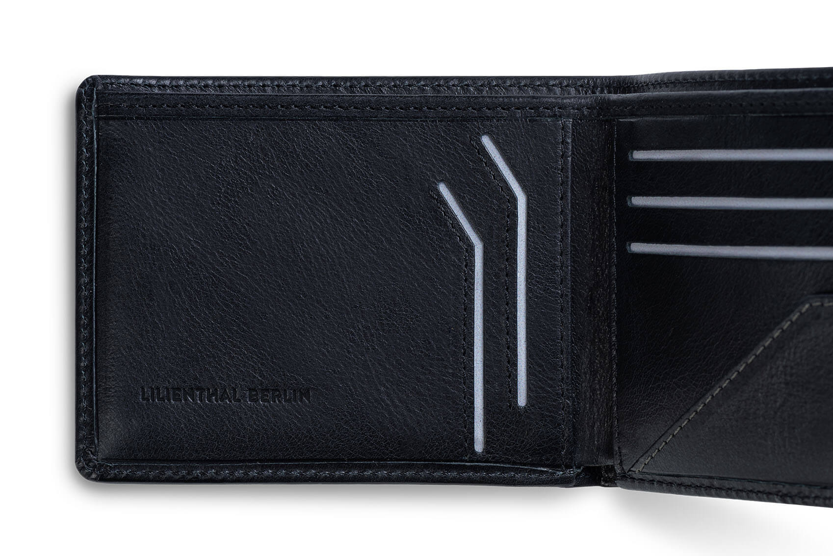 Wallet Medium - Black-Grey | All Wallets | Bags | Lilienthal Berlin -  Award-winning Designs