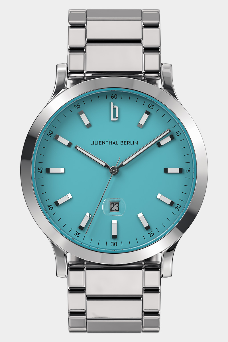 Huxley II Azure Blue - Stainless Steel silver | All Watches