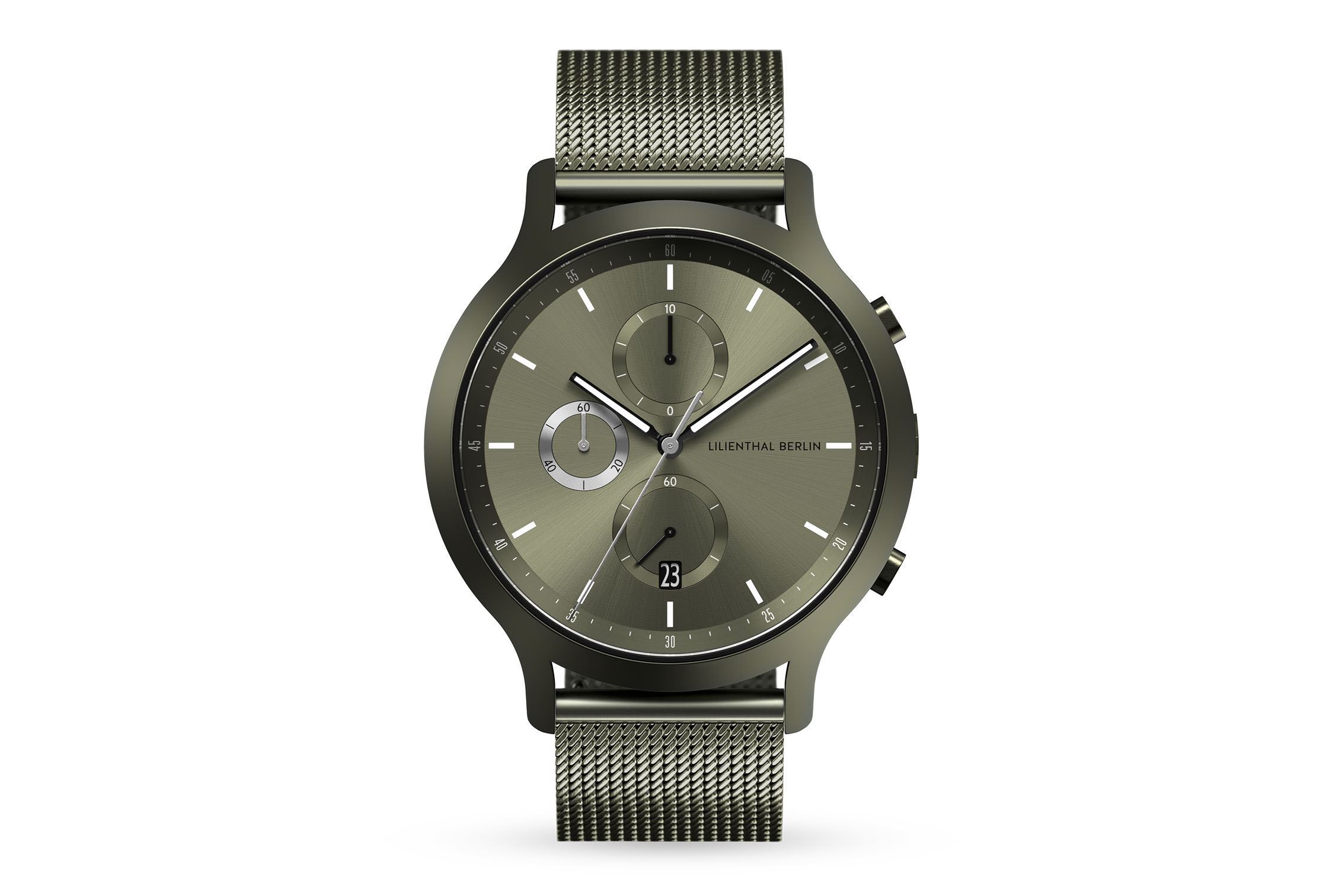 Chronograph Terra - Mesh Olivgrün