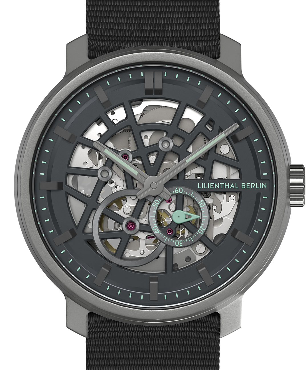 Neolux Skeleton Dark Grey - Recycled PET czarny